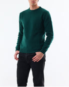 MAGLIA GIROCOLLO LAMBSWOOL_VERDE