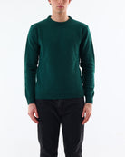 MAGLIA GIROCOLLO LAMBSWOOL_VERDE