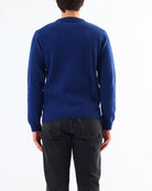 MAGLIA GIROCOLLO LAMBSWOOL_BLU