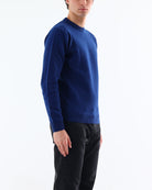 MAGLIA GIROCOLLO LAMBSWOOL_BLU