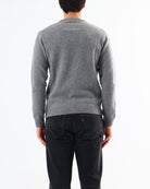 MAGLIA GIROCOLLO LAMBSWOOL_GRIGIO