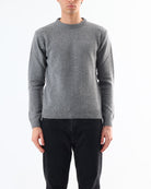MAGLIA GIROCOLLO LAMBSWOOL_GRIGIO