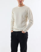 MAGLIA GIROCOLLO LAMBSWOOL_PANNA