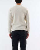 MAGLIA GIROCOLLO LAMBSWOOL_PANNA