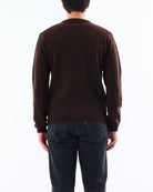 MAGLIA GIROCOLLO LAMBSWOOL_MORO