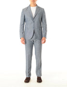 OLDRIVER_ABITO DUE PEZZI REGULAR_CELESTE