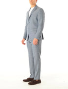 OLDRIVER_ABITO DUE PEZZI REGULAR_CELESTE