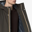 KWAY_JACKO TWILL MARMOTTA_B2V_BLACK OLIVE
