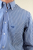 OL CAMICIA REGENT A RIGHE AZZURRA