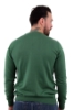 MAGLIONE GIROCOLLO IN COTONE VERDE