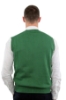 GILET CON BOTTONI VERDE