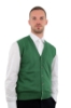 GILET CON BOTTONI VERDE