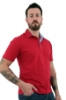 POLO CAMICIA MEZZA MANICA ROSSA