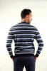 MAGLIONE GLAUCO A RIGHE BLU