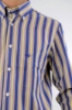 CAMICIA SENATOR A RIGHE GIALLE E BLU