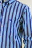 CAMICIA SENATOR A RIGHE BLU