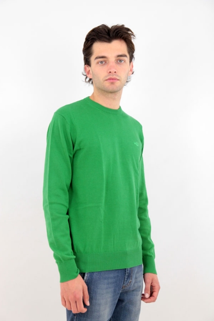 MAGLIONE GIROCOLLO OLIVER VERDE