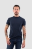 T-SHIRT DI LINO ADAM  BLU