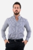 CAMICIA HELIOS A RIGHE BLU