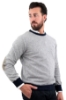 MAGLIONE GRIGIO CON TOPPE 