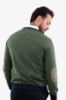 MAGLIONE VERDE CON TOPPE 