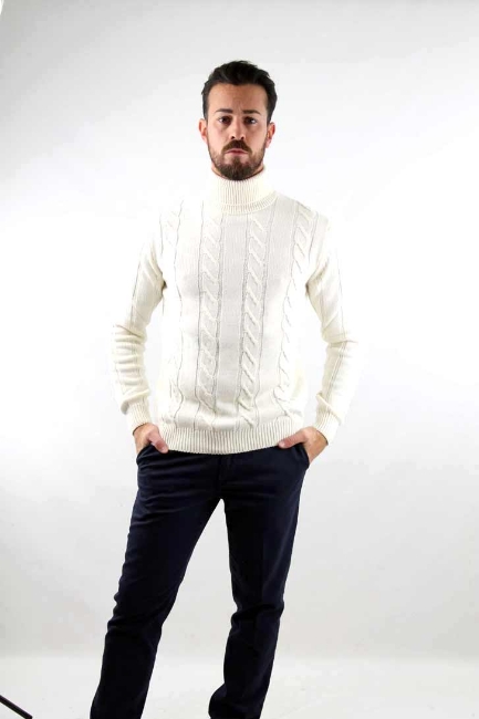 MAGLIONE LIAM BIANCO