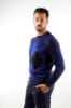 MAGLIONE BALLANTYNE ROMBI BLUE