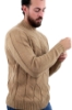 MAGLIONE LUPETTO A TRECCE JAMES BEIGE