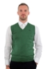 MAGLIONE SMANICATO VERDE