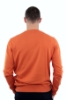 MAGLIONE DI COTONE A TRECCE ARANCIONE