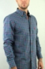 CAMICIA IN FLANELLA QUADRI VERDI , BLU E ROSSI