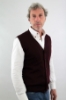 GILET CON BOTTONI MARTIN 2.0 BORDEAUX