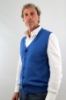 GILET CON BOTTONI MARTIN 2.0 AZZURRO