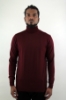 MAGLIONE  DOLCEVITA MERINOS BORDEAUX