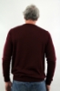 MAGLIONE  GIROCOLLO MERINOS BORDEAUX