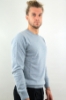 MAGLIONE GIROCOLLO LIAM AZZURRO