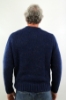 MAGLIONE GIROCOLLO ALPACA BLU