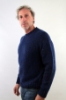 MAGLIONE GIROCOLLO ALPACA BLU