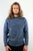 MAGLIONE GIROCOLLO ALPACA AZZURRO