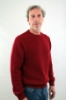 MAGLIONE GIROCOLLO INGLESE ROSSO