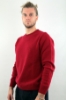 MAGLIONE GIROCOLLO FILATO SOTTILE ROSSO