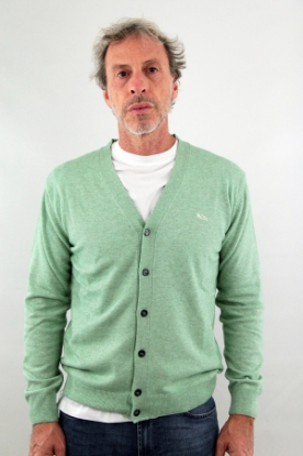 CARDIGAN CON BOTTONI DAN VERDE CHIARO