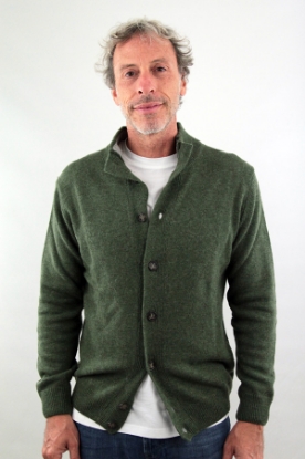 CARDIGAN MISTO LANA VERDE