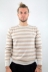 MAGLIONE GIROCOLLO SAM BEIGE 