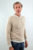 MAGLIONE CON CAPPUCCIO SAMMY BEIGE