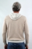 MAGLIONE CON CAPPUCCIO SAMMY BEIGE